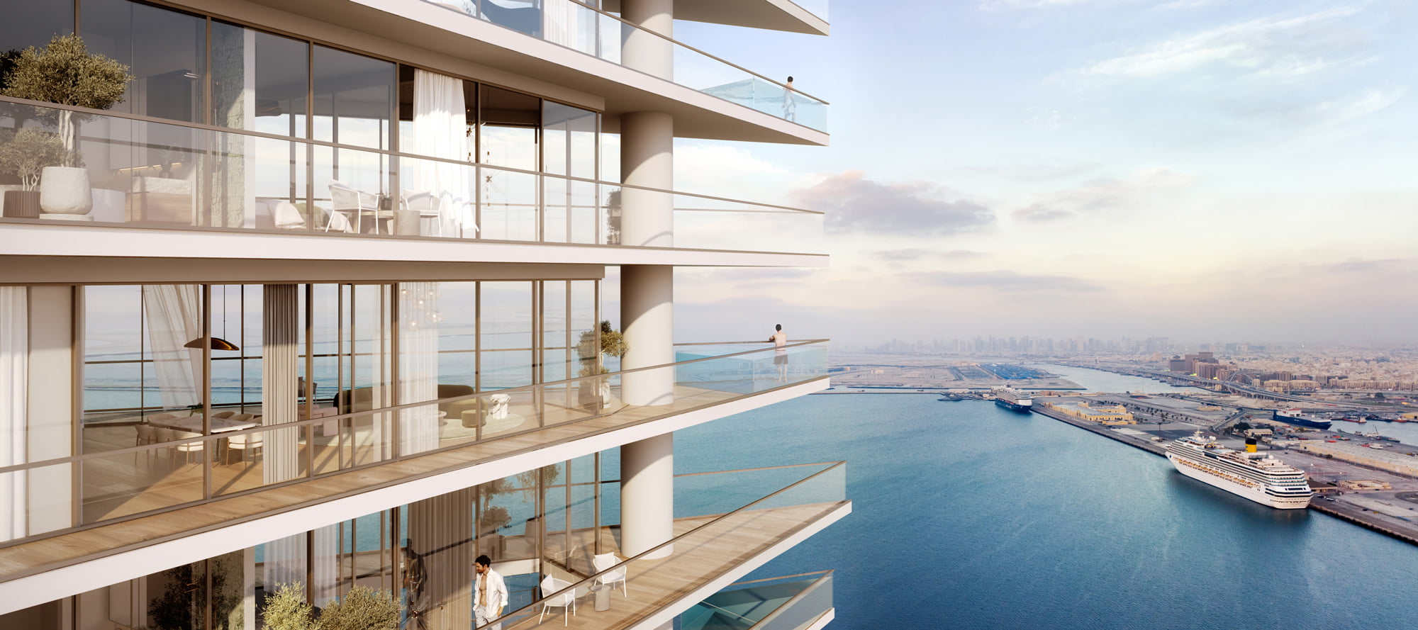 luxury apartments Deyaar Mar Casa in Dubai Maritime City